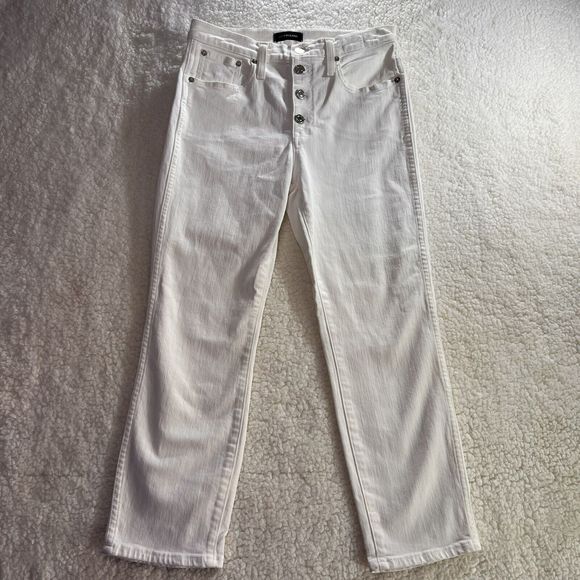 J. Crew/Jeans‎ Vintage Straight Ankle White Buttonfly 27P Style#L4730 - Picture 1 of 16